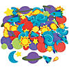 Bulk 500 Pc. Fabulous Foam Self-Adhesive Space Shapes Image 1