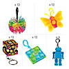 Bulk 54 Pc. Fidget Toy Backpack Clip Assortment Image 1