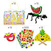 Bulk 548 Pc. Summer Snacks Craft Kit Assortment &amp;#8211; Makes 48 Image 1
