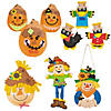 Bulk 60 Pc. &amp;#8220;Shoo Crow&amp;#8221; Scarecrow Craft Kit Assortment Image 1