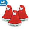 Bulk 60 Pc. Adult &#8220;Ho! Ho! Ho!&#8221; Santa Hats Image 1