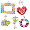 Bulk 60 Pc. Conversation Heart Craft Kit Assortment - Makes 60 Image 1