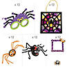Bulk 60 Pc. Halloween Spooky Spiders Craft Kit Assortment Image 1