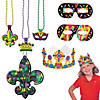 Bulk 60 Pc. Marvelous Mardi Gras Craft Kit Assortment &#8211; Makes 60 Image 1