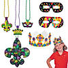 Bulk 60 Pc. Marvelous Mardi Gras Craft Kit Assortment &amp;#8211; Makes 60 Image 1
