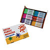 Bulk 60 Pc. Neon Fabric Markers Classpack - 6 Colors per pack Image 1