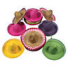 Bulk 72 Pc. Assorted Color Sombreros Image 1