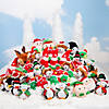 Bulk 72 Pc. Christmas Stuffed Character & Animal Giveaway Kit Image 2