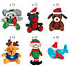 Bulk 72 Pc. Christmas Stuffed Giveaway Kit Image 1