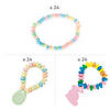 Bulk 72 Pc. Easter Candy Bracelet &amp; Necklace Assortment Image 1
