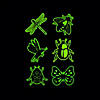 Bulk 72 Pc. Glow-in-the-Dark Bug Temporary Tattoos Image 1