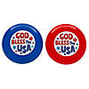 Bulk 72 Pc. God Bless the USA Mini Flying Discs Image 1