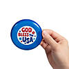 Bulk 72 Pc. God Bless the USA Mini Flying Discs Image 1