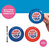 Bulk 72 Pc. God Bless the USA Mini Flying Discs Image 2