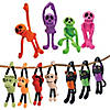 Bulk 72 Pc. Halloween Long Arm Stuffed Characters Assortment Image 1