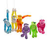 Bulk 72 Pc. Long Arm Neon Stuffed Gorillas Image 2