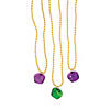 Bulk 72 Pc. Mardi Gras Jingle Bell Bead Necklaces Image 1