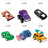 Bulk 72 Pc. Mini Pull-Back Vehicle Assortment Image 1