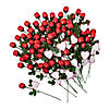 Bulk 72 pc. Mini Red Foil-Wrapped Chocolate Roses Image 1