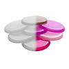 Bulk 72 Pc. Mini UV Light Color-Changing Flying Discs Image 1