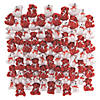 Bulk 72 Pc. Mini Valentine's Day Hugs & Kisses Stuffed Bears Image 1