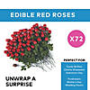 Bulk 72 Pc. Red Foil-Wrapped Chocolate Roses Image 1