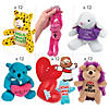 Bulk 72 Pc. Religious Valentine Plush Stuffed Toys Giveaway Kit Image 1