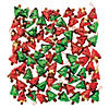 Bulk 72 Pc. Reversible Sequin Plush Christmas Tree Ornaments Image 1