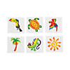Bulk 72 Pc. Tropical Temporary Tattoos - 72 Pc. Image 1