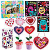 Bulk 72 Pc. Valentine Craft Kit Assortment - Makes 72 Image 1