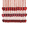 Bulk 72 Pc. Valentine Necklaces with Light-Up Heart Image 1