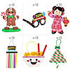 Bulk 72 Pc. Winter Holiday Craft Kit Assortment &#8211; Makes 72 Image 1
