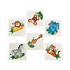 Bulk 72 Pc. Zoo Animal Temporary Tattoos - 72 Pc. Image 1