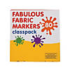Bulk 80 Pc. Fabulous Fabric Marker Pack - 8 colors per pack Image 1
