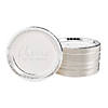 Bulk 96 Pc. 25th Anniversary Paper Dessert Plates Image 1
