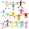 Bulk 96 Pc. Animal Characters Bendable Toy Assortment Image 1