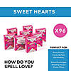 Bulk 96 Pc. Smarties<sup>&#174;</sup> Valentine Candy Love Hearts Image 1