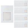 Bulk 96 Pc. White Paper Treat Bags with Cellophane Window Image 1