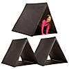 Bulk Black Sleepover Tent Kit - 3 Pc. Image 1