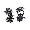 Bulk Black Spider Web Plastic Rings Image 1