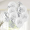 Bulk Bridal Party & Confetti-Filled 12" Latex Balloons - 36 Pc. Image 2