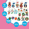 Bulk Christmas Ornament Craft Kit Assortment - Makes 108 Image 5