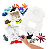 Bulk Desk Pet Ocean Habitat with Mini Stuffed Animals Kit for 48 Image 1