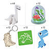 Bulk Dinosaur Craft Kit Assortment - Makes 108 Image 1