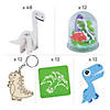 Bulk Dinosaur Craft Kit Assortment - Makes 96 Image 1