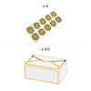 Bulk Envelope Favor Box with Wax Seal Stickers Kit - 66 Pc. Image 1