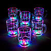 Bulk Flashing Beer Mugs - 6 Pc. Image 1