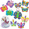 Bulk Fluttering Butterflies Craft Kit Assortment - Makes 60 Image 1