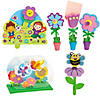 Bulk Friendly Flowers Craft Kit Assortment - Makes 48 Image 1