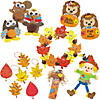 Bulk Fun Fall Harvest Craft Kit & Activity Assortment - Makes 84 Image 1